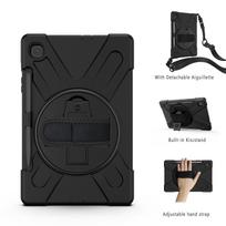 Rotating Handheld Protective Case for Tab S6 Lite Tablet with P613 Pen Slot - Fits 10.4 Inch Tablet - Bracket Included 10.4-inch without Shoulder Strap oranžinė