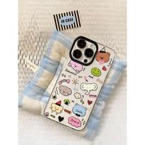 Small Animal Black Frame for Apple Devices (15/14/13/12/11/Pro/Promax/XS Max/XR/XS/X) iPhone 13 gray