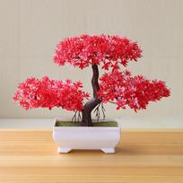 Imituotas Augalas Medis Bonsai Dirbtiniai Plastikiniai Augalai Gėlės Vazonuose Vidaus Viešbučio Stalo Dekoracija Sodo Kompozicijos Ornamentai