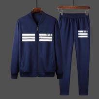Men's Clothing 2pcs set Trendy Joker Long Sleeve Casual Sweatshirt Set Large Size Spring and Autumn XXXXL
