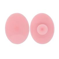 4 Pack Face Scrubber,JEXCULL Soft Silicone Facial Cleansing Brush Face Exfoliator Blackhead Acne Pore Pad Cradle Cap Face Wash white