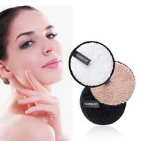 Gaodear Microfiber Makeup Remover Sponge Face Cleansing Towel Pad Reusable Soft Wet Sponge Face Puff  Cloth Wipe Beauty Tools beige