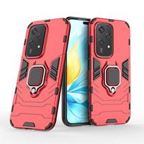 Magnetic Case for Honor 200 Lite Pro Protective Cover with Ring Stand Bracket Shell Business Full Protection Cover For Honor 200 Lite raudona