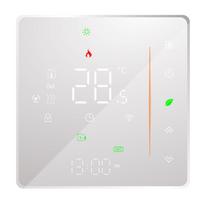 „WiFi Smart Thermostat“ temperatūros valdiklis, savaitinis programuojamas, palaiko jutiklinį valdymą / mobilųjį for Water Heating-T balta