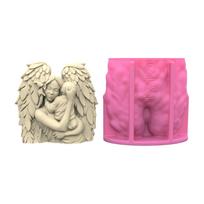 Angel Silicone Molds DIY Crafts Plasters Mold Scented Candle Mold DIY Table Ornament Mould Epoxy Resin Mold Nonstick