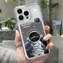 Space telefono dėklas, skirtas iPhone 13 11 15 ProMax OPPO A15S A57 A77 Sangsung A55 S24 VIVO Y21 Y21S XiaoMi Redmi 13C 9A Note 13 11 Huawei honor Mate 30 40 iPhone 15 gryna