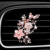 Vienas kūrybingas automobilio oro išleidimo angos kvepalų klipas Animacinis filmas Mielas automobilių kvepalų klipas Aromaterapinis automobilio papuošimas Kvepalų papuošalai Eid Al-Adha Mubarak Golden Branches And Jade Leaves gray