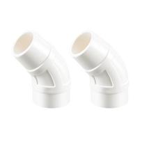 2 vnt. 45 laipsnių žarnos jungties atsarginis rinkinys automatinis baseino valytuvas Zodiac W70244 W90146 R0532500 K12097 AXV151 white