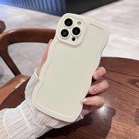 Hot Soft Silicone Wave Lens Protection Phone Case For iPhone 15 14 13 12 11 Pro Max Plus X XS XR Cover For iPhone X-XS