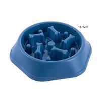 Slow Feeder Dog Bowl Slow Eating Bowl Slow Feeding Non-Slip Puzzle Bowl for Small Puppy and Large Dogs Pet Feeder Anti-Choking brown