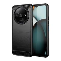 „Xiaomi Redmi A3“ dėklas, skirtas „Redmi A3“, 6,71 colio anglies pluošto smūgiams atsparus silikoninis buferis, skirtas „Xiaomi Redmi A3 4G Fundas“ For Redmi A3 juoda