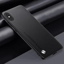 Silikoninis apsauginis telefono dėklas, skirtas iPhone XS Max XS iPhoneX prabangus PU odinis dėklas, skirtas iPhone X XS XR matinis galinis dangtelis Coque For iPhone X juoda