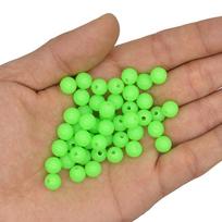 170 vnt./rinkinys Minkštos gumos plūduriuojantys švytintys žvejybos karoliukai Žvejybinės sistemos vamzdelio rankovė One Size