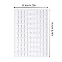 200Pcs Nail Adhesive Sticker Nail Stand Double Sided Tape For False Nails Display Stand Manicure Tips Show Stand Holder Tools white