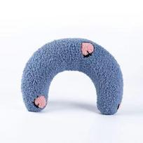 Maža pagalvė katėms Madinga kaklo apsauga giliam miegui šuniuko U formos pagalvė Kačių pagalvė Kačiuko galvos atrama šunų miego pagalvė 26X18CM mėlyna
