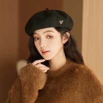 Women's Simple Versatile Solid Color Beret Hat, Comfortable and Lightweight Casual Outdoor Travel Beret Hat One Size
