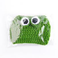 Cute Pet Crossdressing Wool Knitted Frog Headgear Cats And Dogs Cute Dress Up Headdress Pet Supplies M