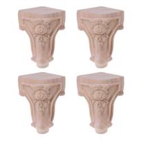 4 pcs table legs, sofa beds, carved wooden furniture, replaceable fittings, durable load-bearing capacity