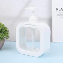 300/500 ml virtuvės skysto muilo dozatorius, tuščias pompinis šampūno buteliukas, indų ploviklio indas, vonios kambario dušo želė, skalbinių skysčio laikymo talpa 500ml balta