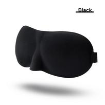 3D miego kaukė su užrištomis akimis, miego pagalba, minkštų viskoelastinių putų akių kaukė miegui, kelionėms, blokavimui, lengvas akių dangtelis juoda