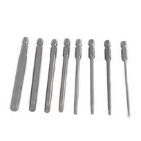 Construction Hex Head Wrench Drill Bit Set Metric 1 5mm 8mm 100mm Long