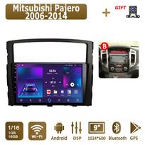 Android Carplay Automobilinis Radijas Mitsubishi Pajero 2006-2014 Multimedijos Grotuvas Pagrindinis Blokas Stereo GPS Navigacija BT WIFI 2+32GB 1+16GB,B