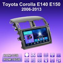 2 DIN Android Carplay Automobilinis Radijas Toyota Corolla E140 E150 2006-2013 Multimedijos Grotuvas Pagrindinis Įrenginys Stereo GPS Navigacija BT WIFI 2+32GB 1+16GB