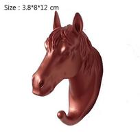Pakabos raktai Kūrybinis pakabinamas kabliuko laikiklis siena Namai Tvirtas besiūlis pastos kabliukas Dekoratyvinis kabliukas Kūrybiški kabliukai gyvūnams horse juoda