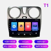 Android automobilinis radijas Renault Lodgy 2016-2021 m. Multimedijos grotuvas Pagrindinis įrenginys Stereo GPS navigacija BT WIFI 1+16GB 1+16GB gray