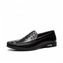 Natūralios odos mokasinai Vyriškas dizainas Mados slip-on minkšti plokščiapadžiai Lauko suaugusių vyrų laisvalaikio avalynė Rankų darbo laivų bateliai 44 black