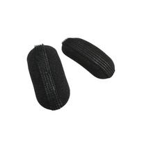 2 vnt Princess Kirpyklos Bumbit Fringe Hair Clip Apimtis Kempinėlė Bump Up One Size juoda