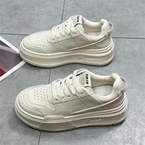 Platform Espadrilles and Women's Versatile Skateboards 40 white