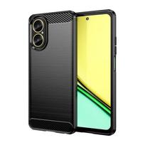 Lankstus TPU dėklas, skirtas Realme C67 C55 C53 C51 Apsauginis dangtelis, skirtas Realme C35 C33 C31 C30 C30S Smūgiams atsparus Fundas Coque Capa Realme C11 2021 raudona