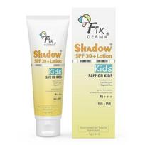 Fixderma Shadow Apsauginis kremas nuo saulės SPF 30+ Losjonas vaikams PA+++ | Apsauginis kremas jautriai odai, Apsauginis kremas kūnui ir veidui | Plataus spektro apsauga nuo saulės - 75g beige
