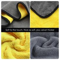 Cleaning Cloth Microfiber Towel-Non-Abrasive Microfiber Cloth-Lint-free Streak-free Cloth Rags,Dual black