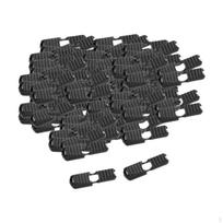 100Pcs Zipper Pull Cord Ends Locks Running Shoe Lace End Clips Replacements Rope Buckles for