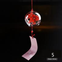 1vnt vėjo varpelis Japan Wind Chimes rankų darbo stiklo furin namų biuro dekorai