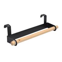 Wood Bath Towel Rack Kitchen Storage Over Cabinet Towel Bar Bathroom Shelves Hang On Inside or juoda