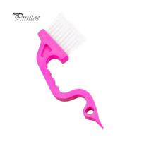Air Louvers Tube Hand-held Slit Trench Doors Kitchen Home Cleaning Brush Tools žalia