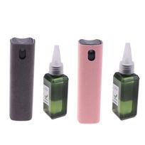 Nešiojamojo mobiliojo kompiuterio planšetinio kompiuterio ekrano valiklio rinkinys Cleaner Spray Square Without liquid pilka spalva