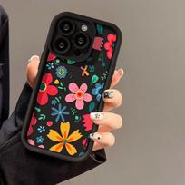 Telefono dėklas, skirtas iPhone 16 13 11 Pro Max iPhone 11 13 16 Samsung S24 Ultra Samsung A54 Redmi note 12 11 Infinix Case iPhone 7&8 juoda