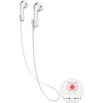 Blanc-Magnétique anti-perte BASEUS AirPod Sangle boucle cordes Corde Cordon silicone Câble pour AirPod