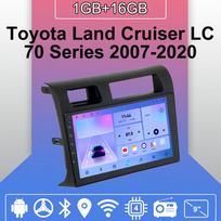 Android Carplay automobilinis radijas, skirtas Toyota Land Cruiser LC 70 Series 2007-2020 Multimedijos grotuvo galvos blokas Stereo GPS navigacija BT WIFI 2+32GB 1+16GB