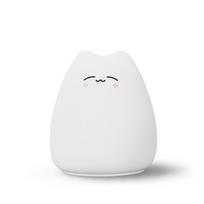 Cat Night Light For Baby Kids Cartoon 7 Colors Silicone Sleeping Lamp Touch Sensor Table Lamp smart cat