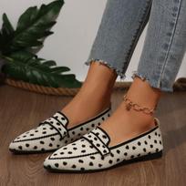 Fashion Women Flats Shoes New Ballet Pointed Toe Loafers Barefoot Slip-on Casual Office Shoes for Women Luxury Brand Flat Woman Shoes 36 smėlis