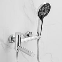 Tuqiu Gun Grey Bathtub Shower Set Brushed Gold Rotatable Bathtub Faucet,Bidet Faucet  Bathroom Bath & Shower Mixer Tap Brass gray