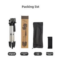 3110 Aliuminio lydinio sidabrinis trikojis mobiliajam telefonui tiesioginėms transliacijoms, žvejybai ir termometro montavimui non-woven bag + E clip + outer box sidabras