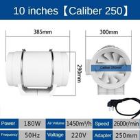 220V Low Noise Household Booster Ventilation Fan Kitchen Oil Fume Exhaust Fan Strong Pipeline Exhaust Fan 250mm