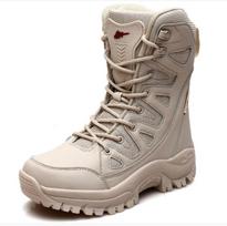 Fashion Men Boots Winter With Fur Super Warm Snow Boots Men Winter Hiking Shoes Sneakers Desert boots militares hombre H773 46 juoda