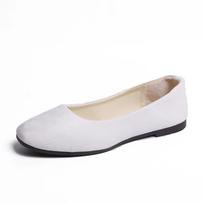 Fashion Women Candy Color Ballet Flats 2024 White Wedding Shoes Woman Flats Patent Leather Slip on Shoes Zapatos Mujer Ladies Boat Shoes 35